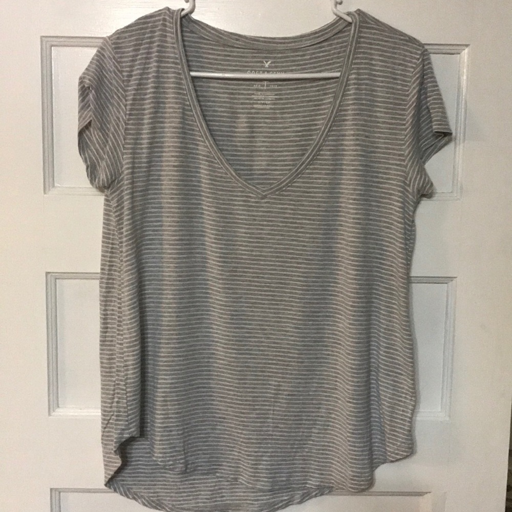 Soft and sexy v neck t-shirt